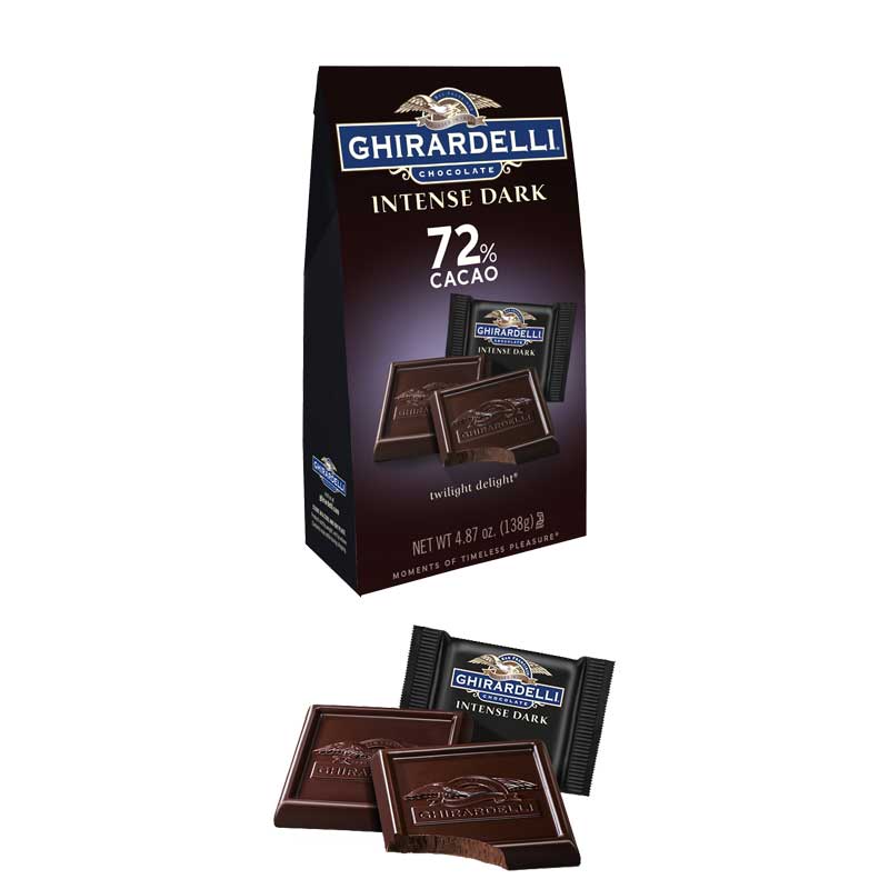 Ghirardelli Intense 72% Dark Chocolate Twilight Delight Bag 4.87