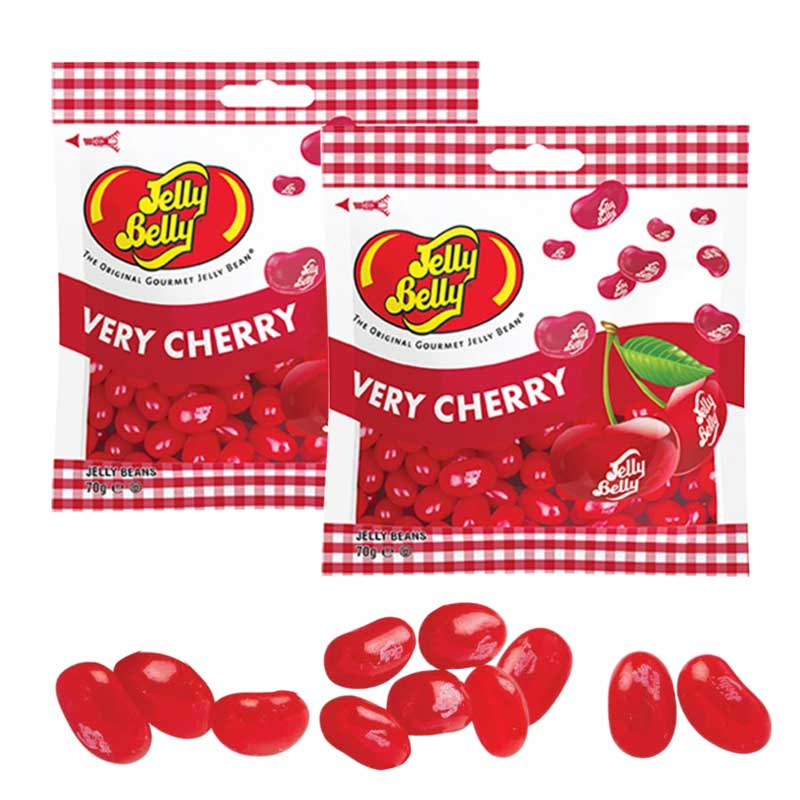 Jelly Belly Very Cherry 70g (Set of 4)