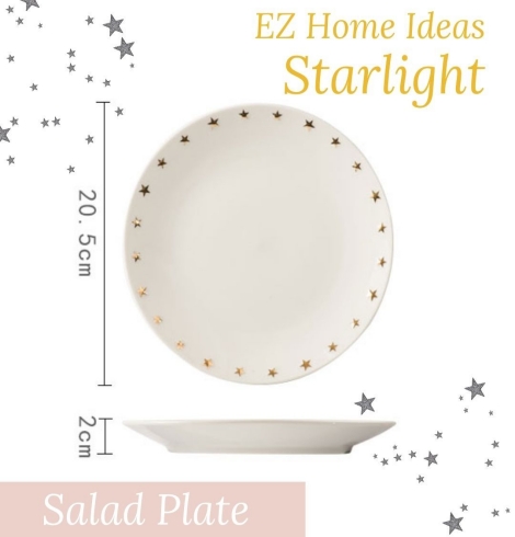Starlight Porcelain Dinnerware SALAD PLATE 8inch / 20.5cm