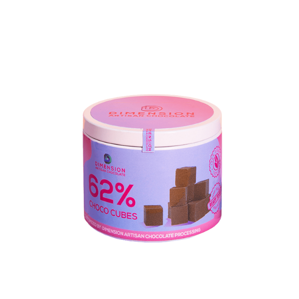 Dimension 120g 62% Dark Chocolate Tin Cans by 2's