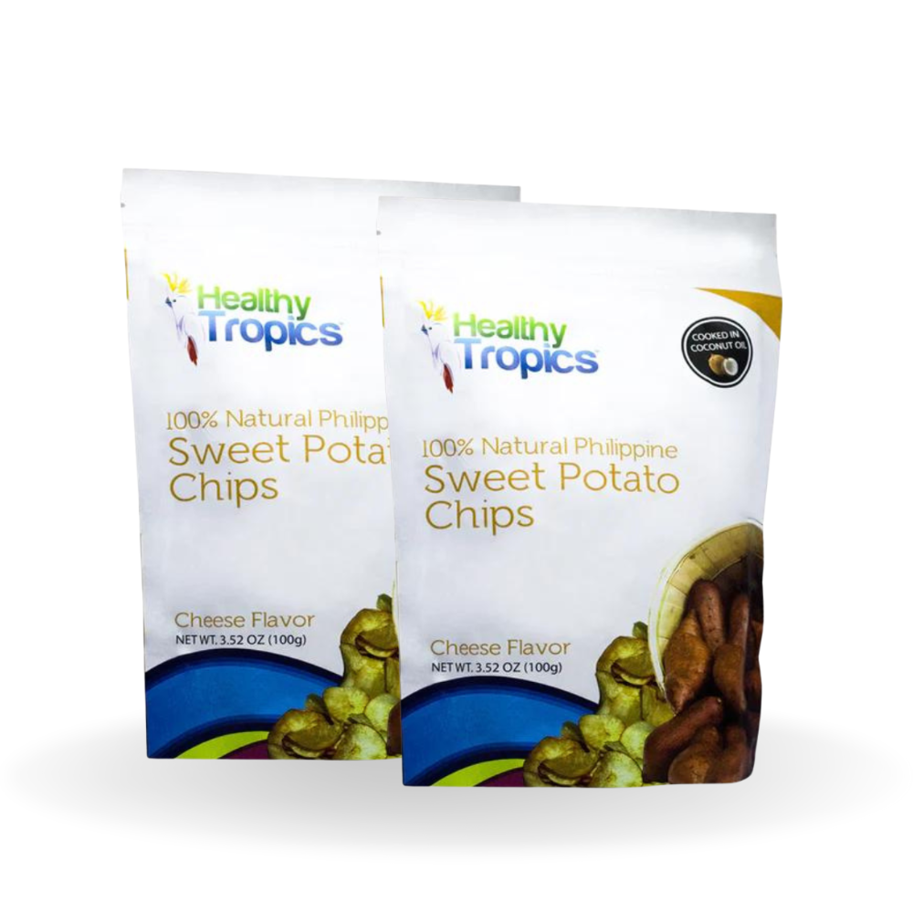 Natural Philippine Sweet Potato Chips Cheese Flavor(100g)by 2's