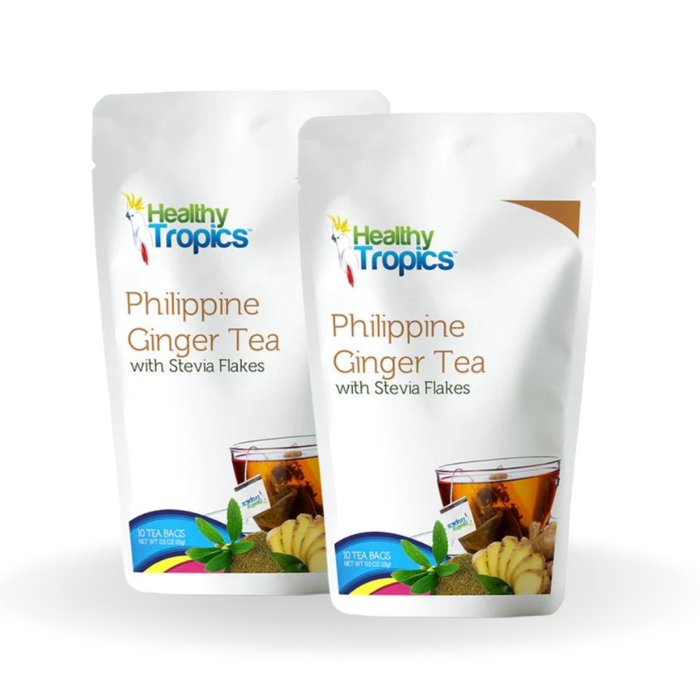 Ginger Tea with Stevia Flakes (1.5 grams) by 2's
