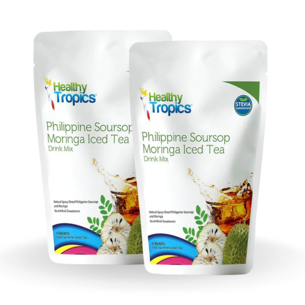 Soursop Moringa Iced Tea Drink Mix (5 grams) by 2's